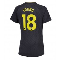 Camisa de Futebol Everton Ashley Young #18 Equipamento Secundário Mulheres 2024-25 Manga Curta